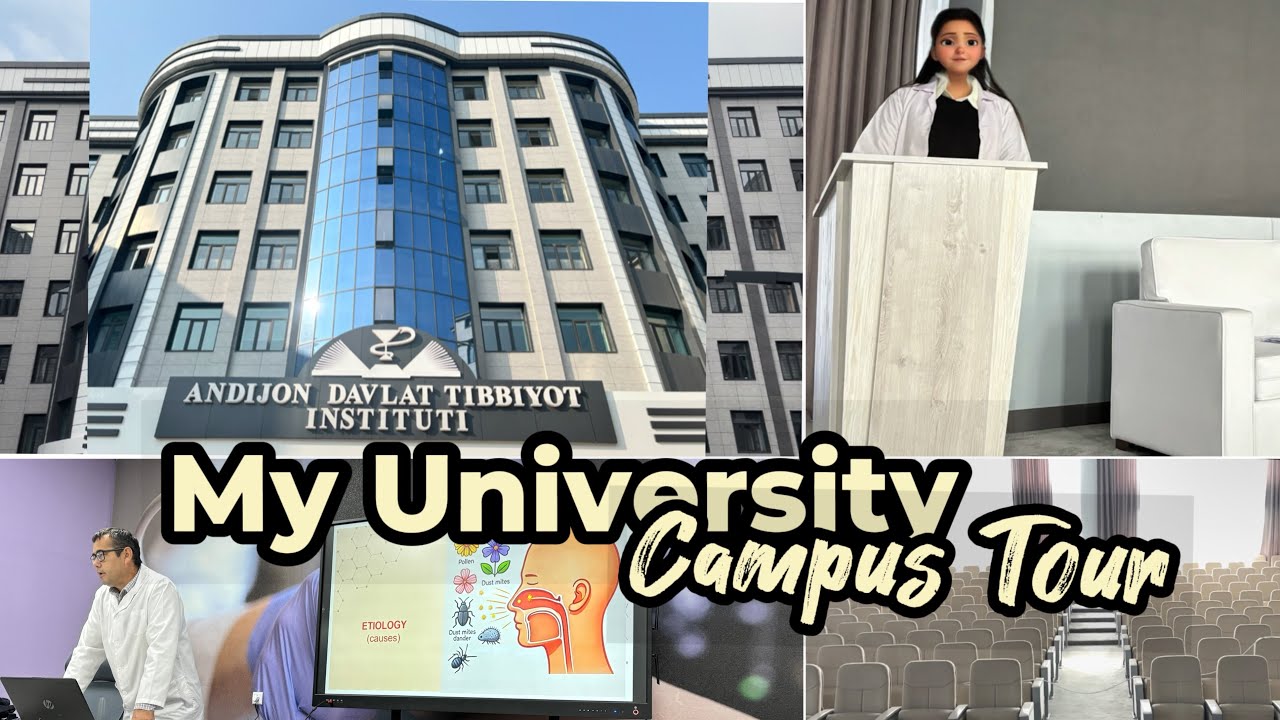 My University Campus Tour |  International Student | Andijan State Medical Institute