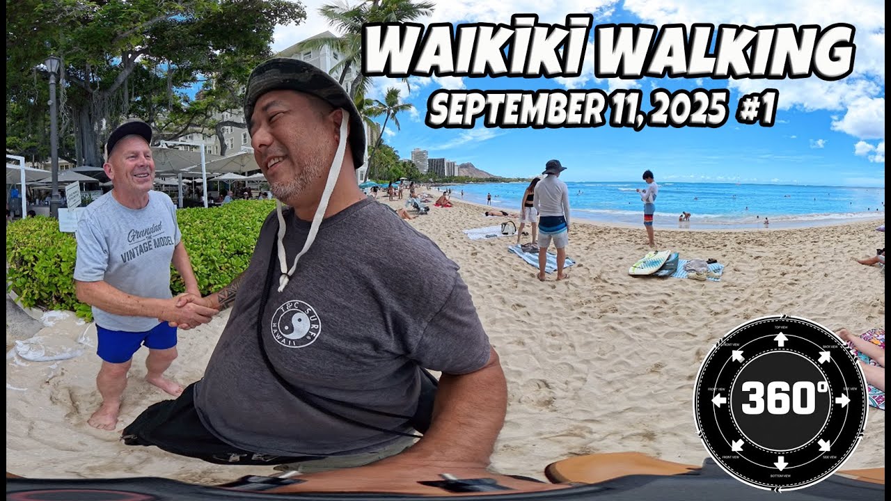 360&deg; Waikiki Walk &mdash; Queen&rsquo;s Beach to the End of Waikiki Beach (Sept 11, 2025)