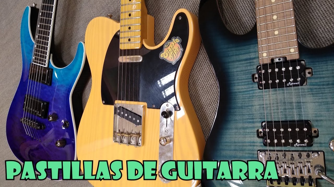 TIPOS de MICR&Oacute;FONOS PARA GUITARRA 😈 Como funcionan? Simples, Coil Tap, dobles, Activas