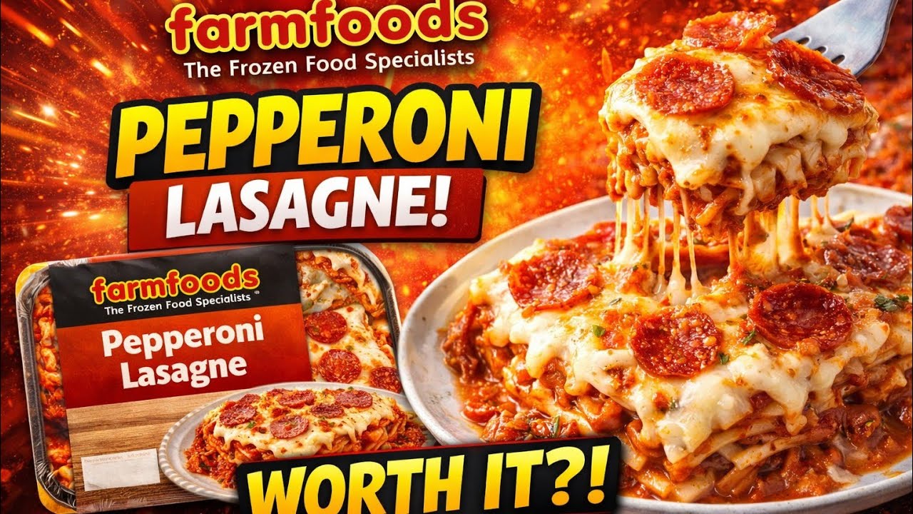 My honest thoughts on Farmfoods pepperoni lasagne