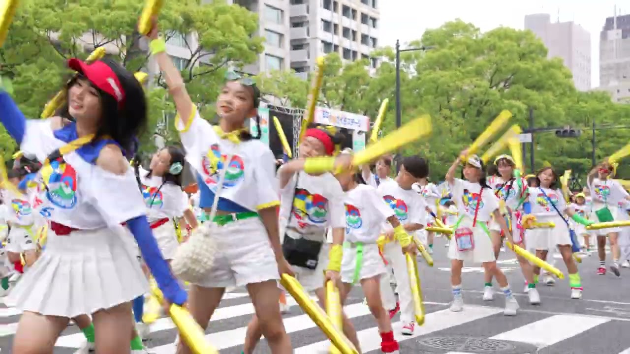 DANSPORT&SUTUDIO FLEX #広島フラワーフェスティバル パレード【4K60P高画質】