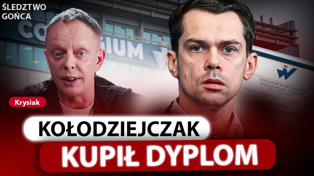 UJAWNIAMY: TAK KOŁODZIEJCZAK KUPIŁ SOBIE DYPLOM. AFERA COLLEGIUM HUMANUM
