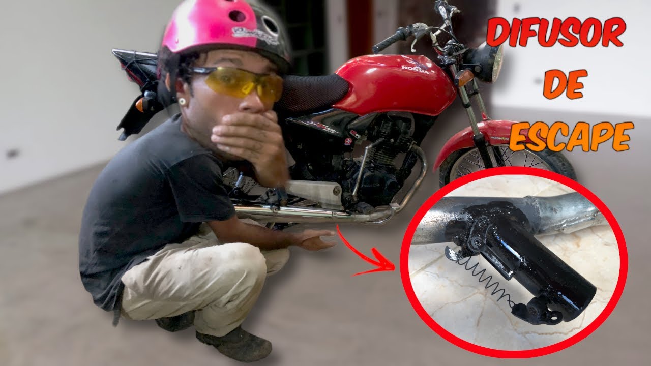 COMO FAZER DIFUSOR DE ESCAPE CASEIRO PARA MOTOS ( PASSO A PASSO)