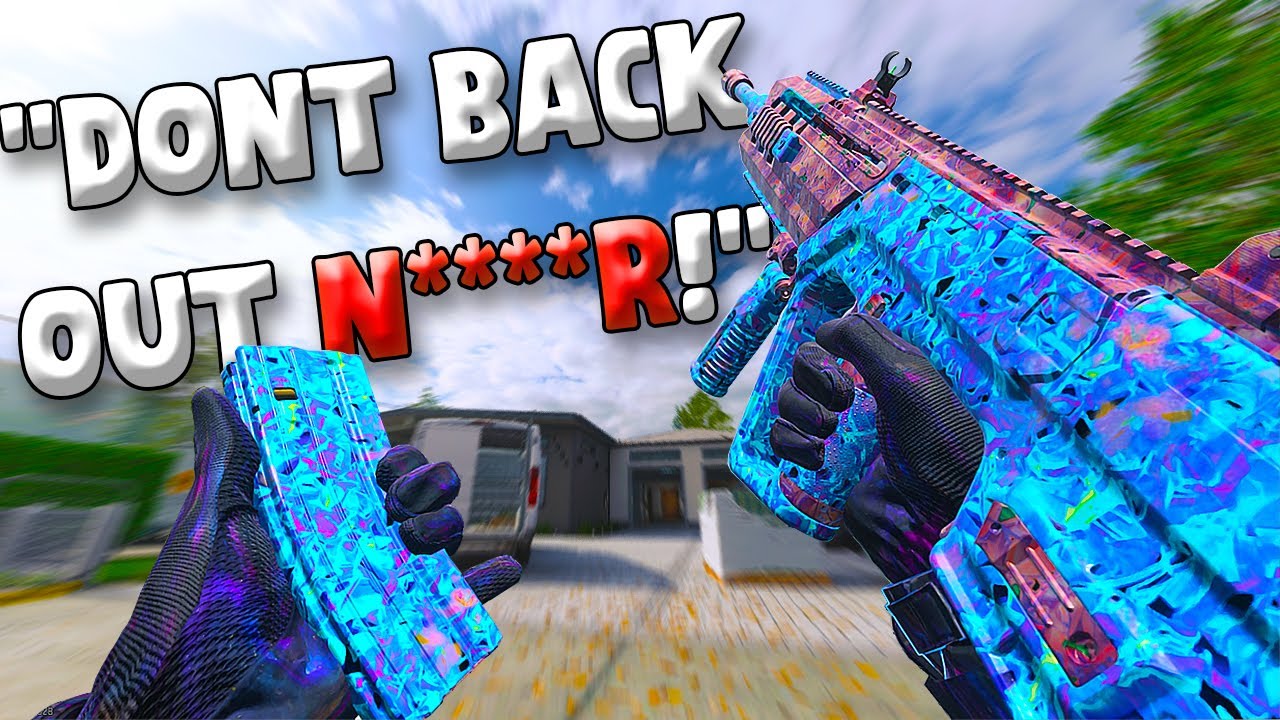 TRASH TALKING RACIST PLAYERS IN SEARCH AND DESTROY! (THEY BACKED OUT!)