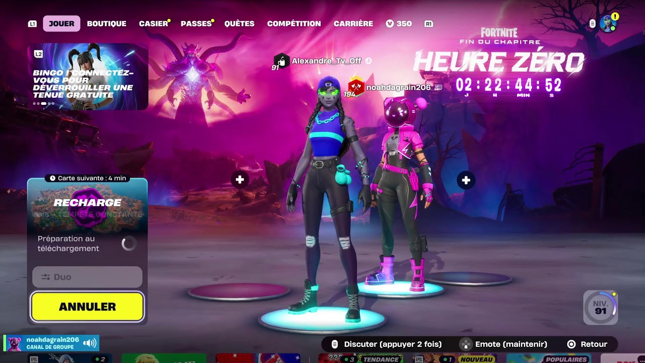 live de gameur alexandre  fortnite