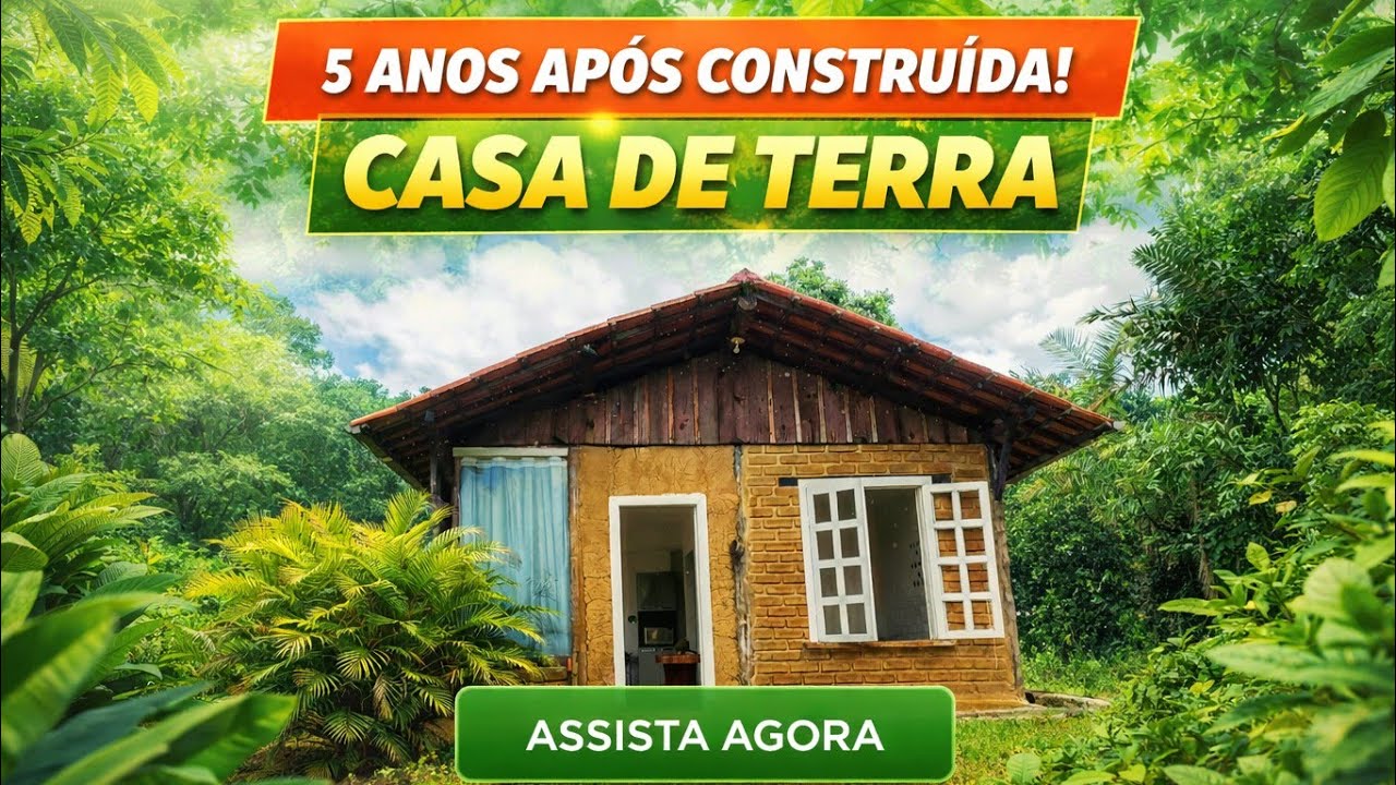 VEJA COMO ESTÁ A CASA DE TERRA 