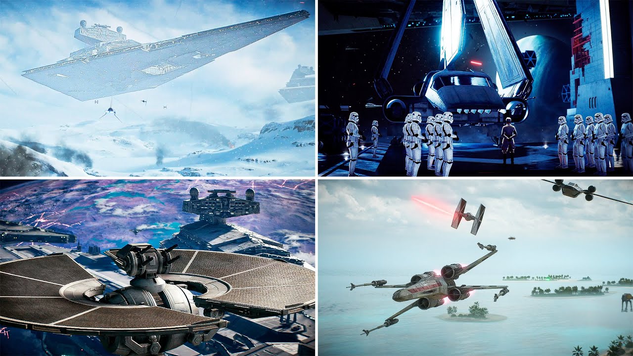 Все сцены карты в Star Wars Battlefront 2: Имперская эра