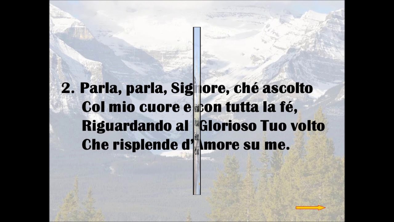 14. Parla, Signore (di Palma Michele  - Tosetto Massimiliano).