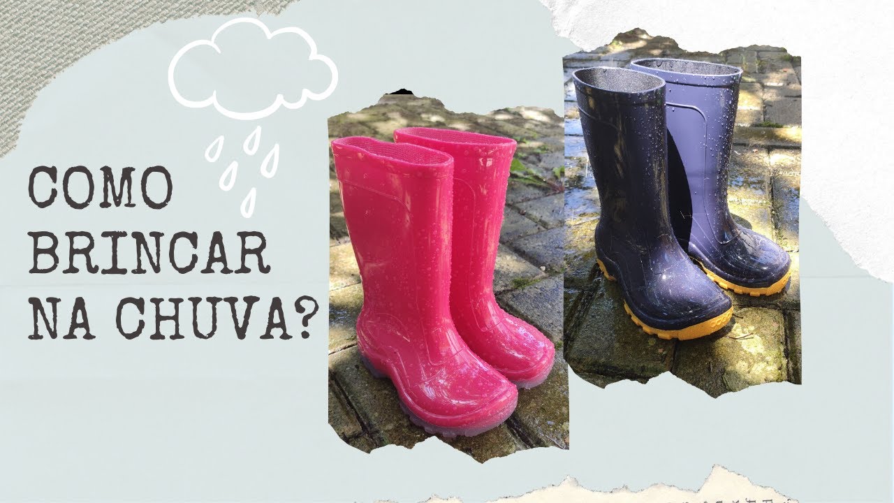 Galocha infantil de chuva | Conforto e prote&ccedil;&atilde;o para seu filho