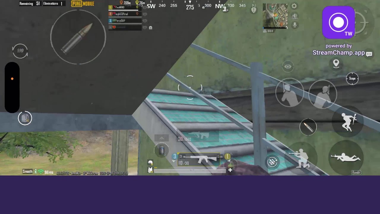 Broadcast powered by StreamChamp