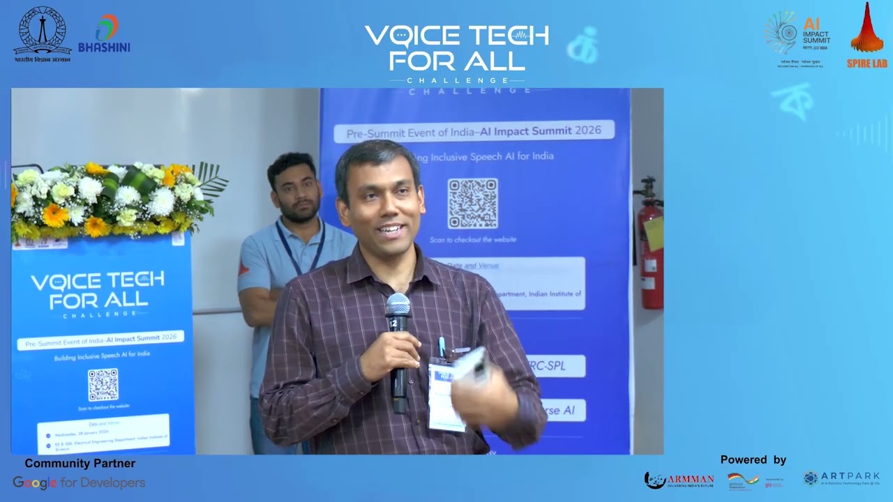 Voice Tech for AIl | IISc Bangalore | Event Highlights | Spire Lab Speech by Deekshitha