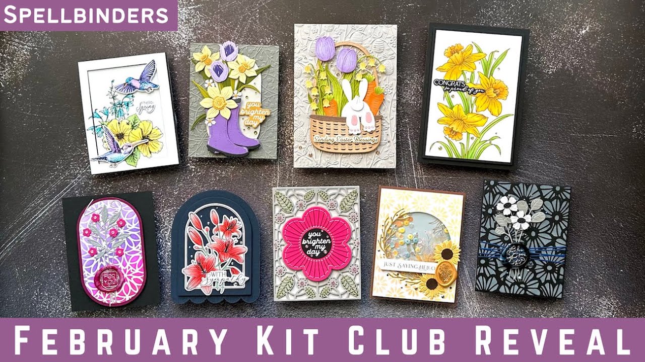 February Kit Club Reveal at Spellbinders | #teamspellbinders #neverstopmaking