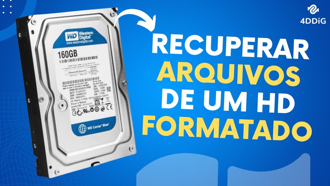 Como RECUPERAR Arquivos de um HD Formatado?
