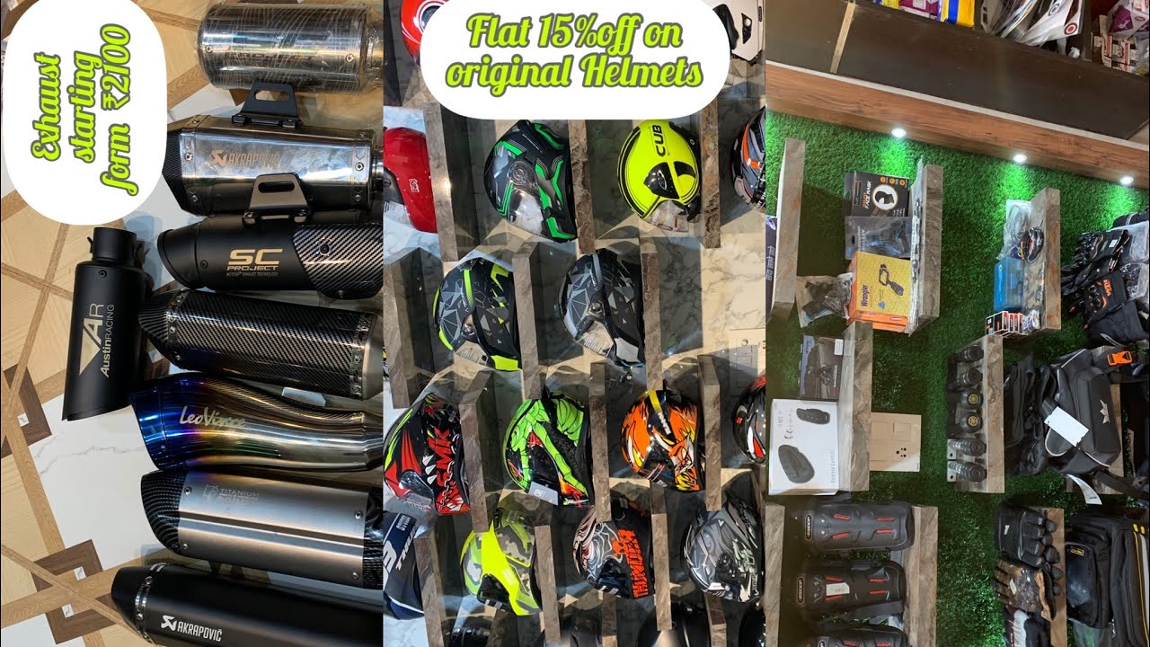 Best and cheapest bike accessories market in Jalandhar||all types of accessories like🤩lights|horns