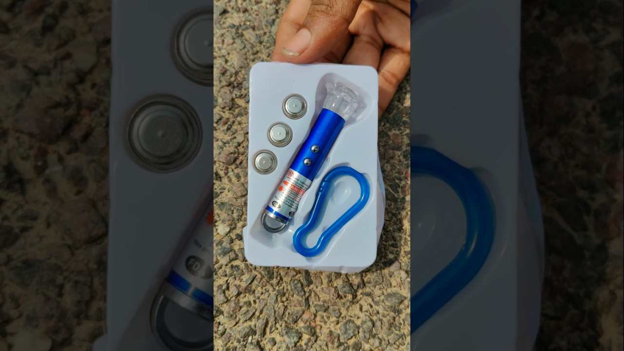 mini laser light torch ki unboxing and testing🔥