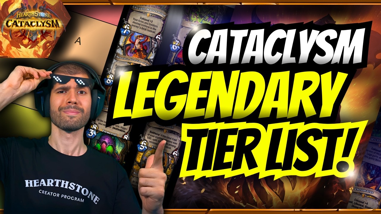 👑 THE BEST CATACLYSM LEGENDARIES RANKED! Full Hearthstone Tier List