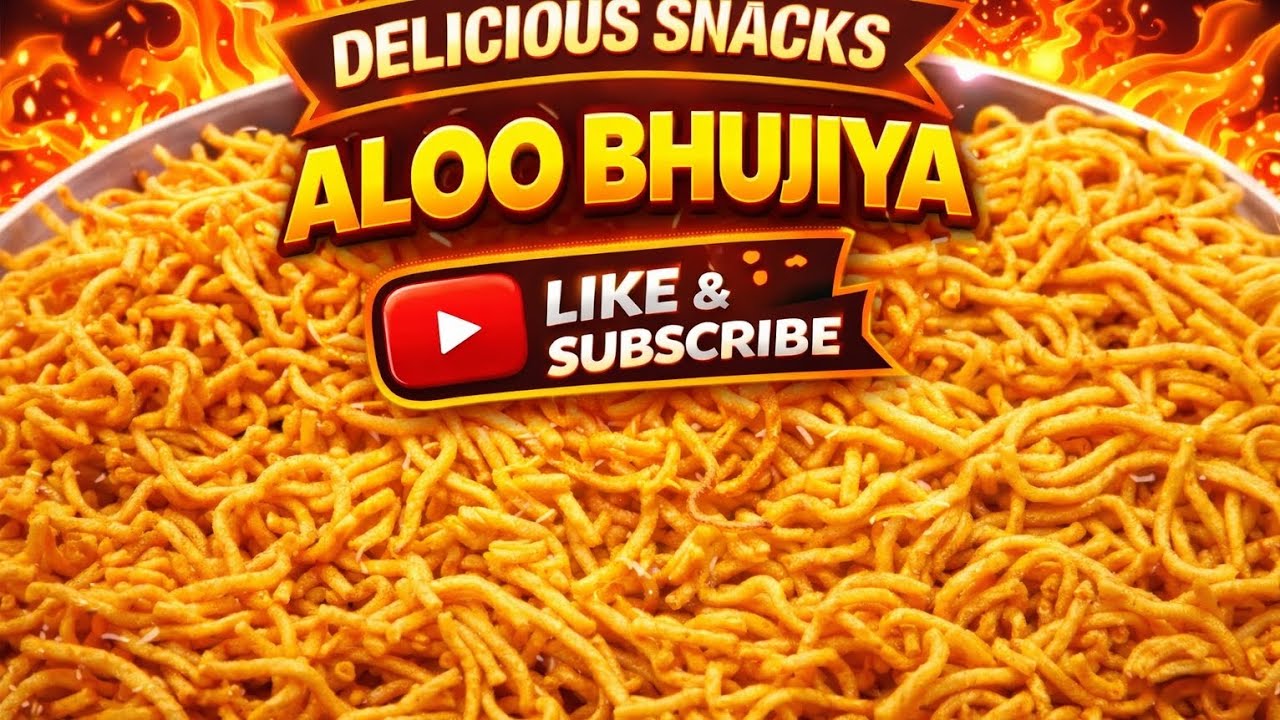 😱Better Than Store-Bought! Secret Crispy Aloo Bhujia in 10 Minutes 🤫🔥