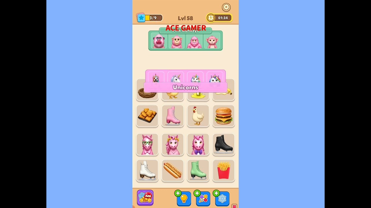 Connect Master Level 58 walkthrough solution 