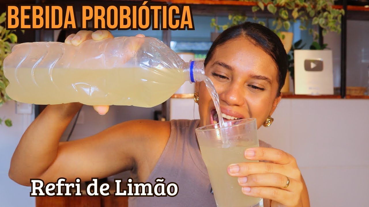 Substitua o Refrigerante por essa Bebida Probiótica de Limão de Fermentação Natural