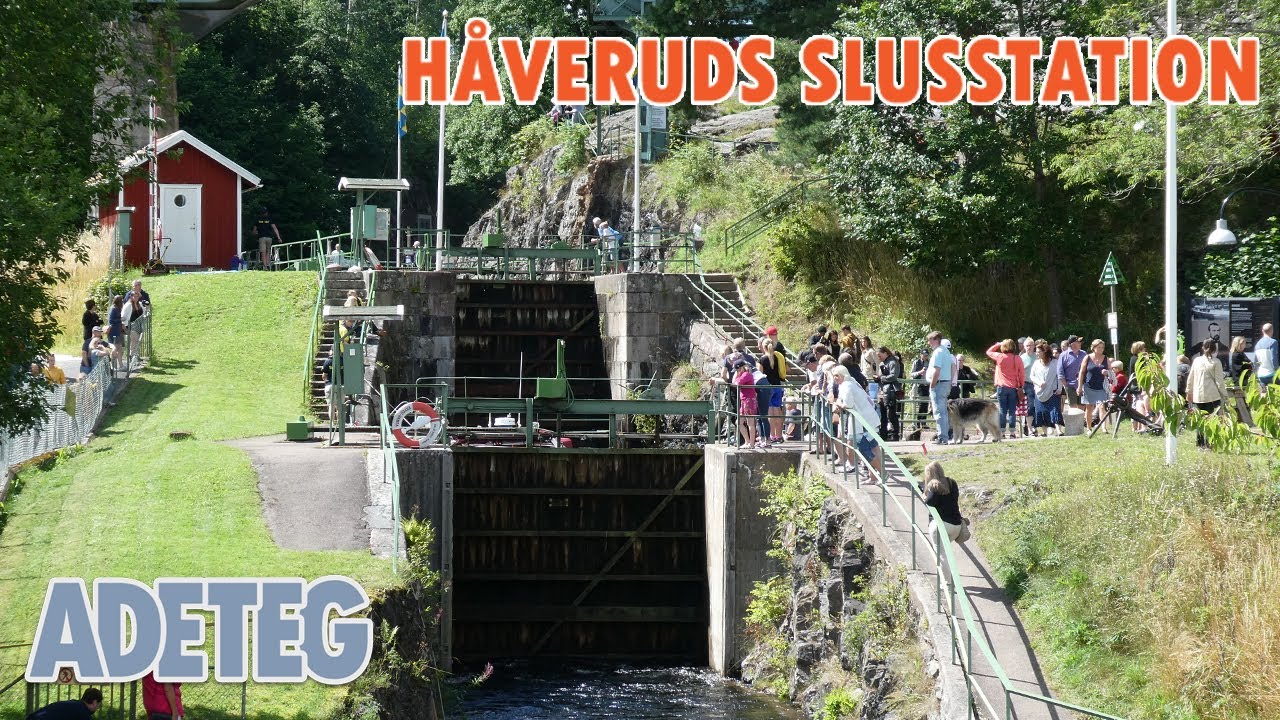 Vi besöker HÅVERUDS SLUSSTATION, DALSLANDS KANAL!