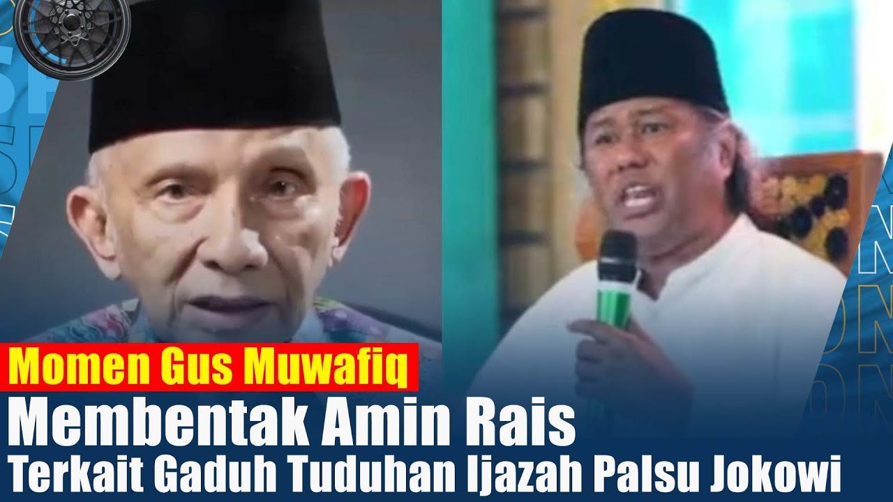 Momen Gus Muwafiq Bentak Amin Rais Terkait GaduhTuduhan Ijazah Palsu Jokowi