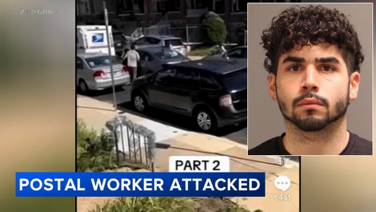 Postal worker attacked while delivering mail; suspect charged