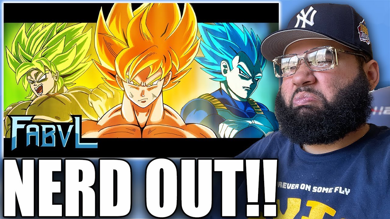 SAIYAN RAP CYPHER | FabvL ft. RUSTAGE, Daddyphatsnaps, Dan Bull, NerdOut Dragon Ball - reaction