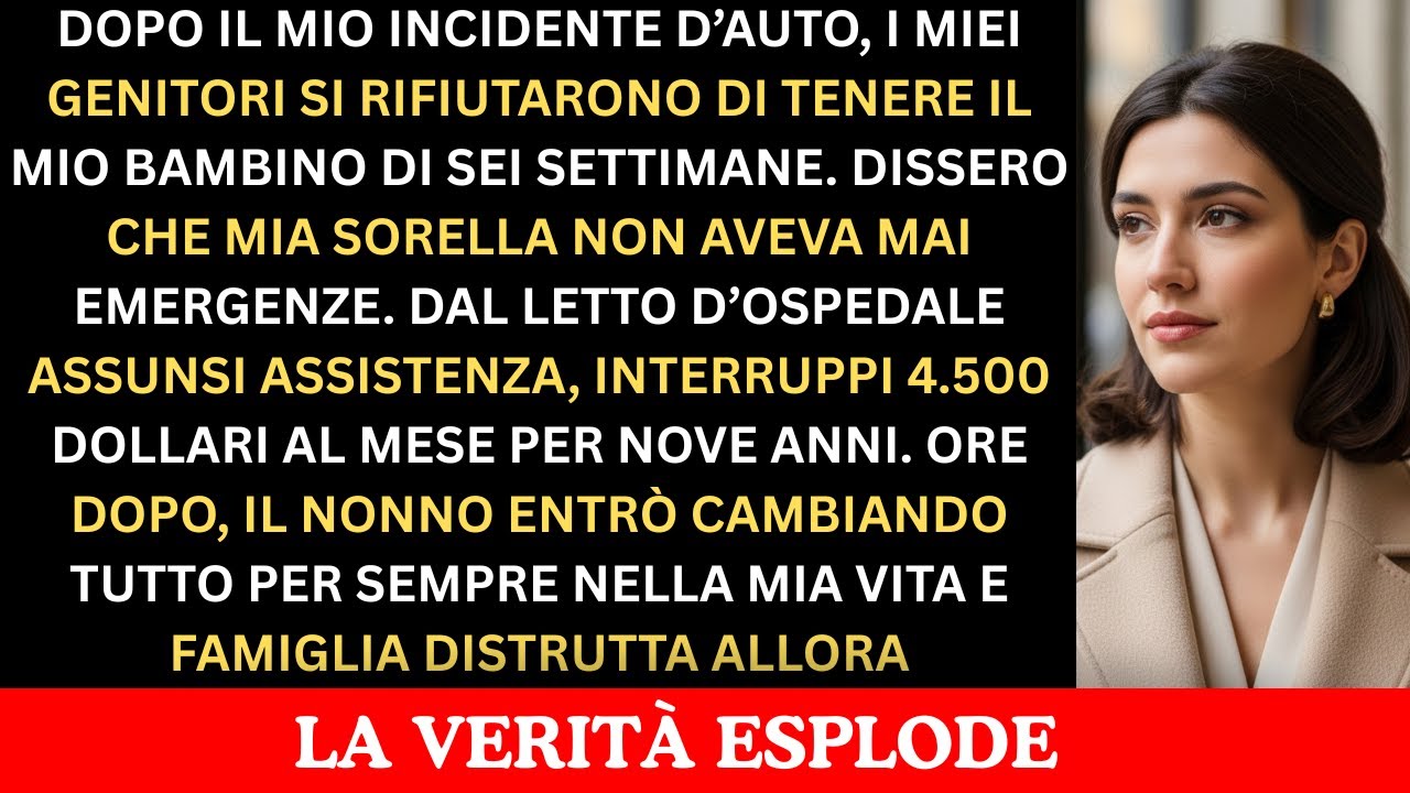 I Miei Genitori Rifiutarono Il Mio Neonato Durante L’Incidente—Le Parole Del Nonno Cambiarono Tutto