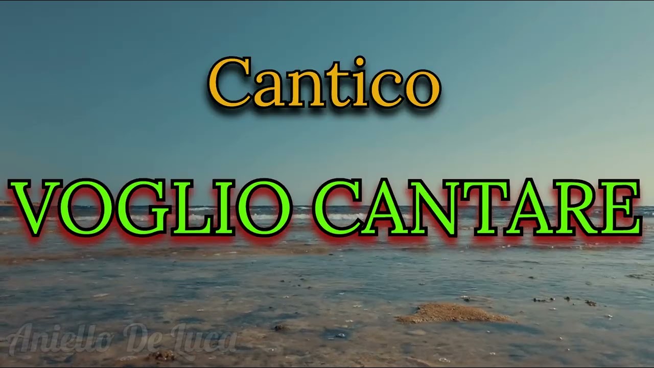 VOGLIO CANTARE Cantico, #musica #canticicristiani #music