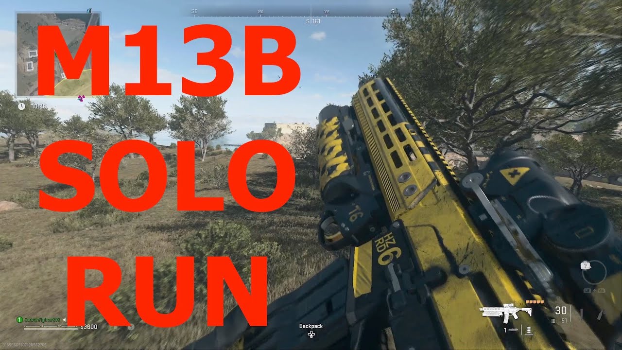Warzone 2.0 DMZ Getting the M13b SOLO RUN