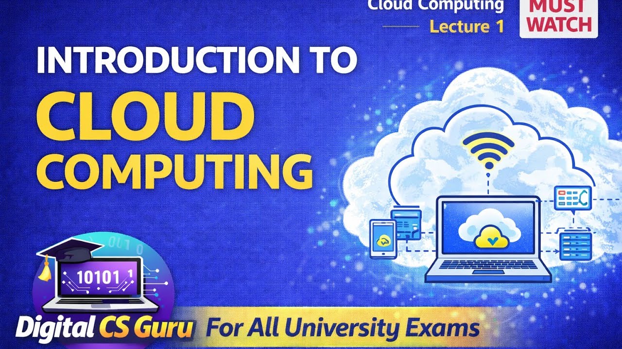 ☁️ Cloud Computing Lecture 1 | Introduction to Cloud with Real Life Examples | Beginners