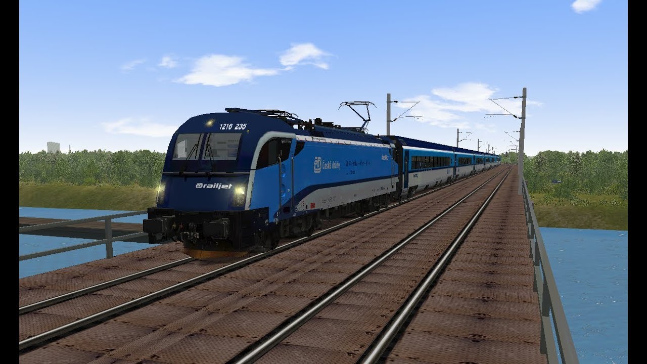 Microsoft Train Simulator - trať 321 | railjet 73 Praha - Vídeň Ep. 8