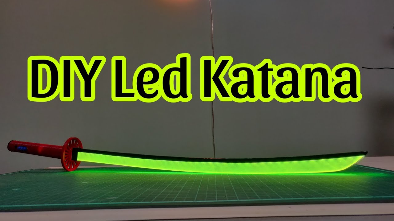 Best DIY Led Katana/Led Sword for all types of cosplay ( Bleach, Demon slayer etc )