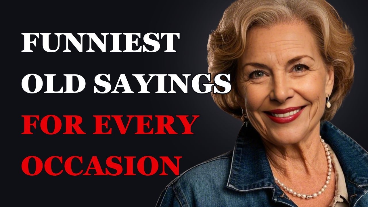 Funniest Old Sayings for Every Occasion | Fabulous Quotes