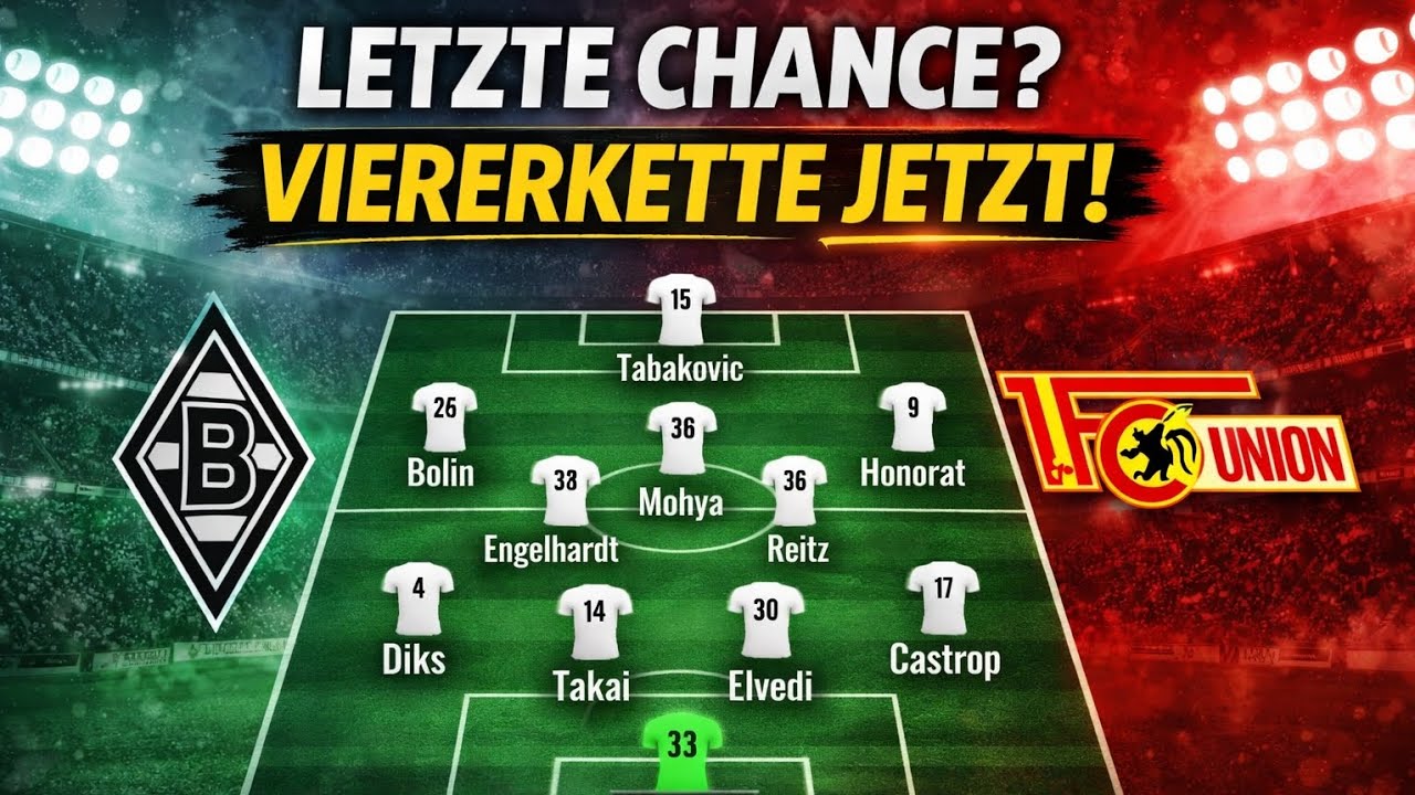 Borussia Mönchengladbach Union-Analyse + Gladbach in der Krise: So MUSS Borussia jetzt spielen
