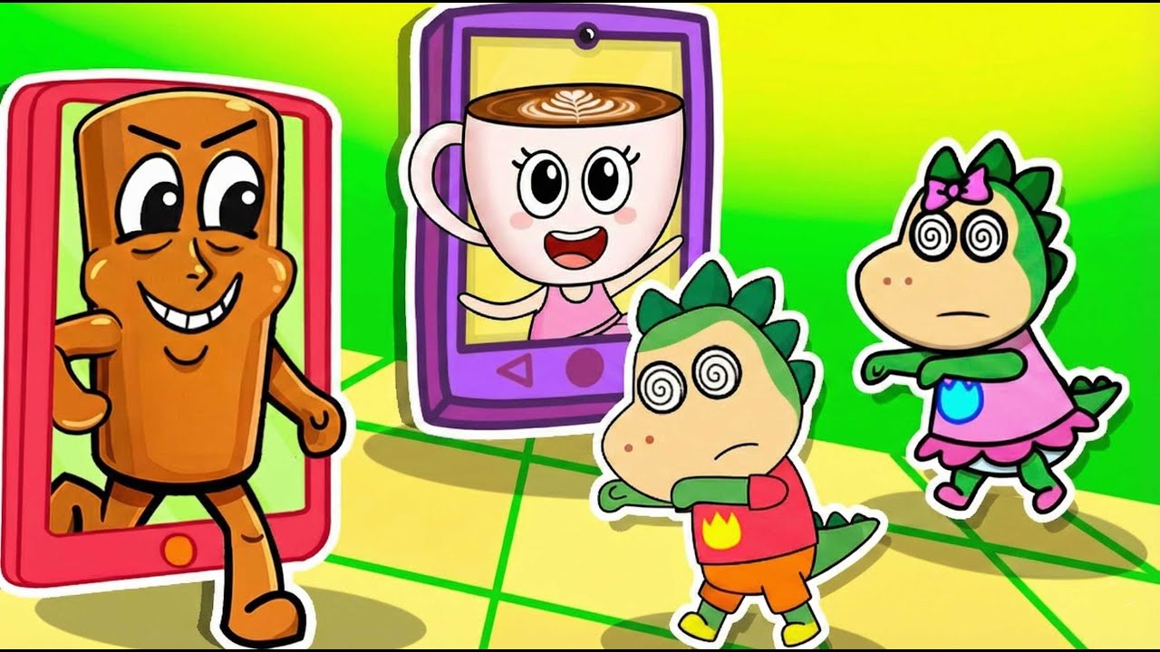 😂 Spike’s Phone Adventure! 📱 Healthy Habits 🔥 Fire Spike Kids Stories