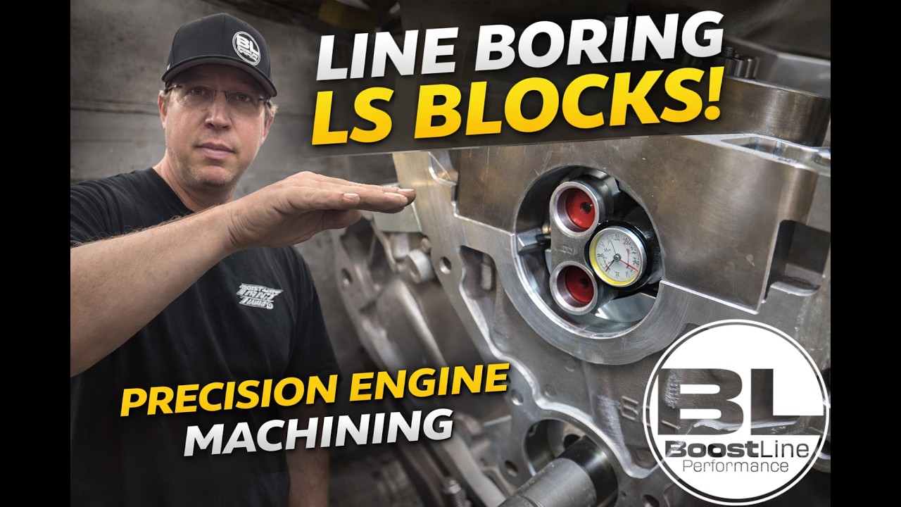 Line Boring an LS Block: Why This Machine Work Matters for Performance Engine