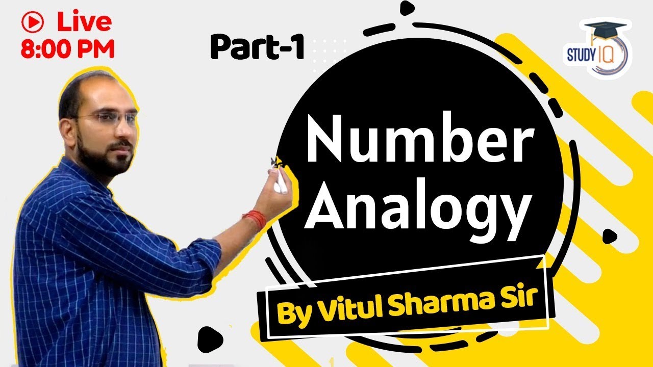 Number Analogy || Part 1 || Reasoning Class || By Vitul Sir || Study IQ