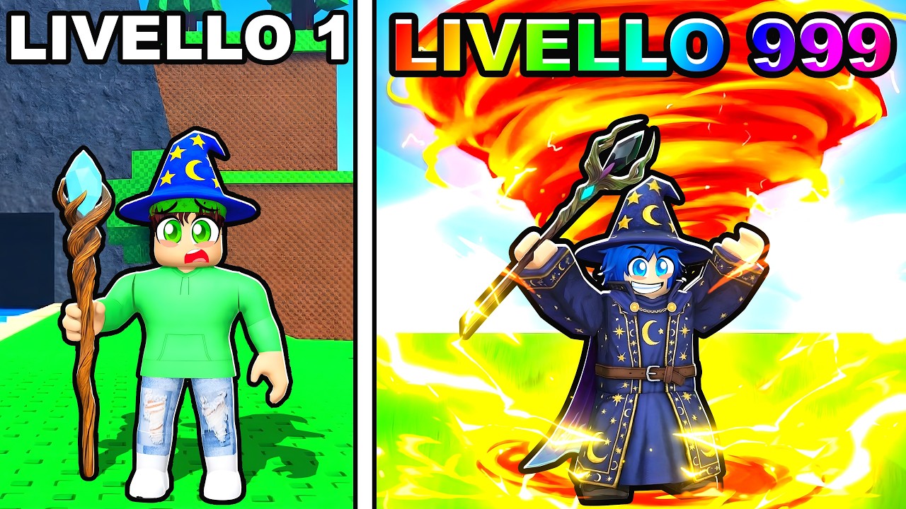 DA NOOB A PRO LANCIANDO MAGIE su ROBLOX!