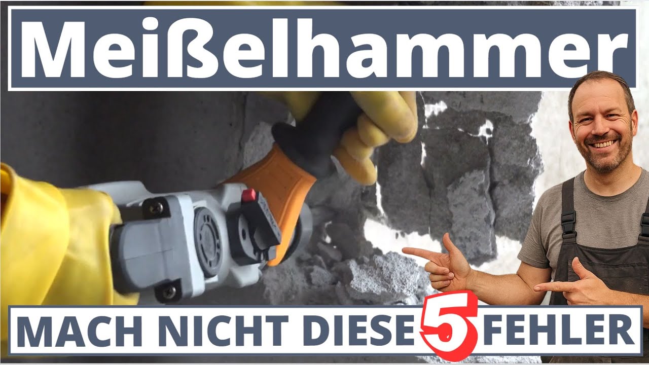 Die 3 besten Mei&szlig;elhammer - Makita oder Dewalt?