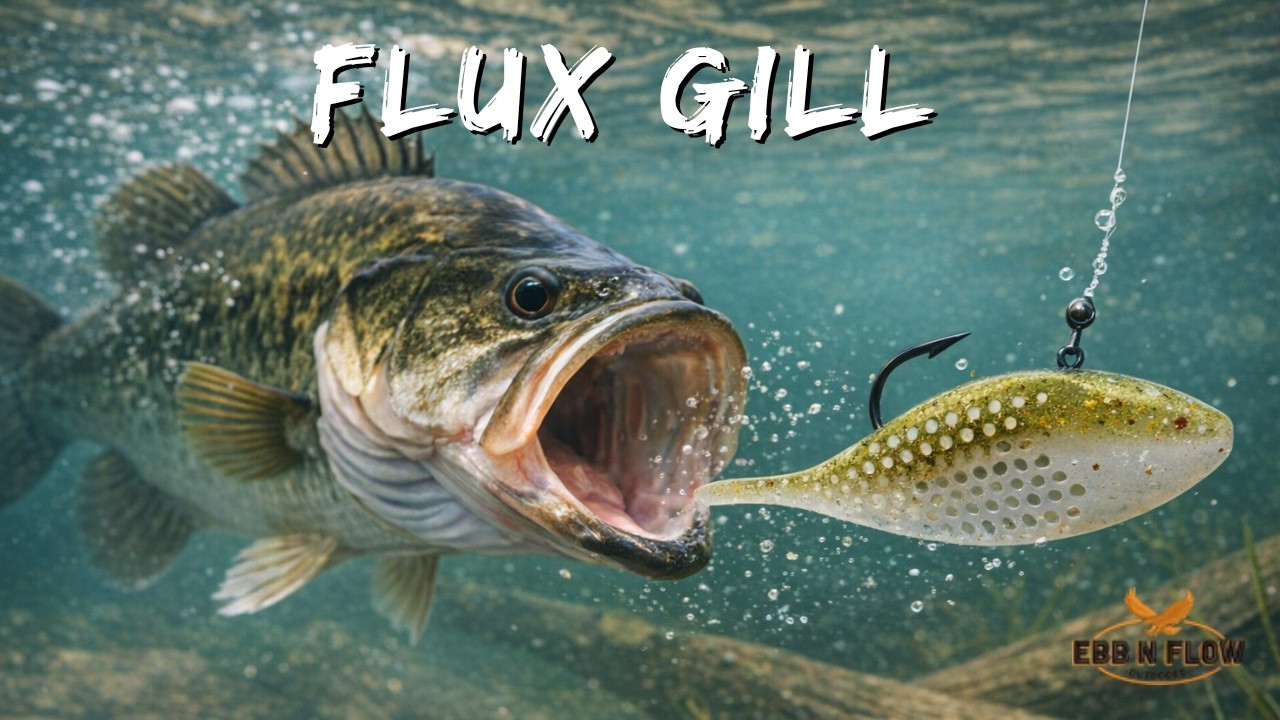 How to Rig Berkley Flux Gill + Underwater Action Breakdown!