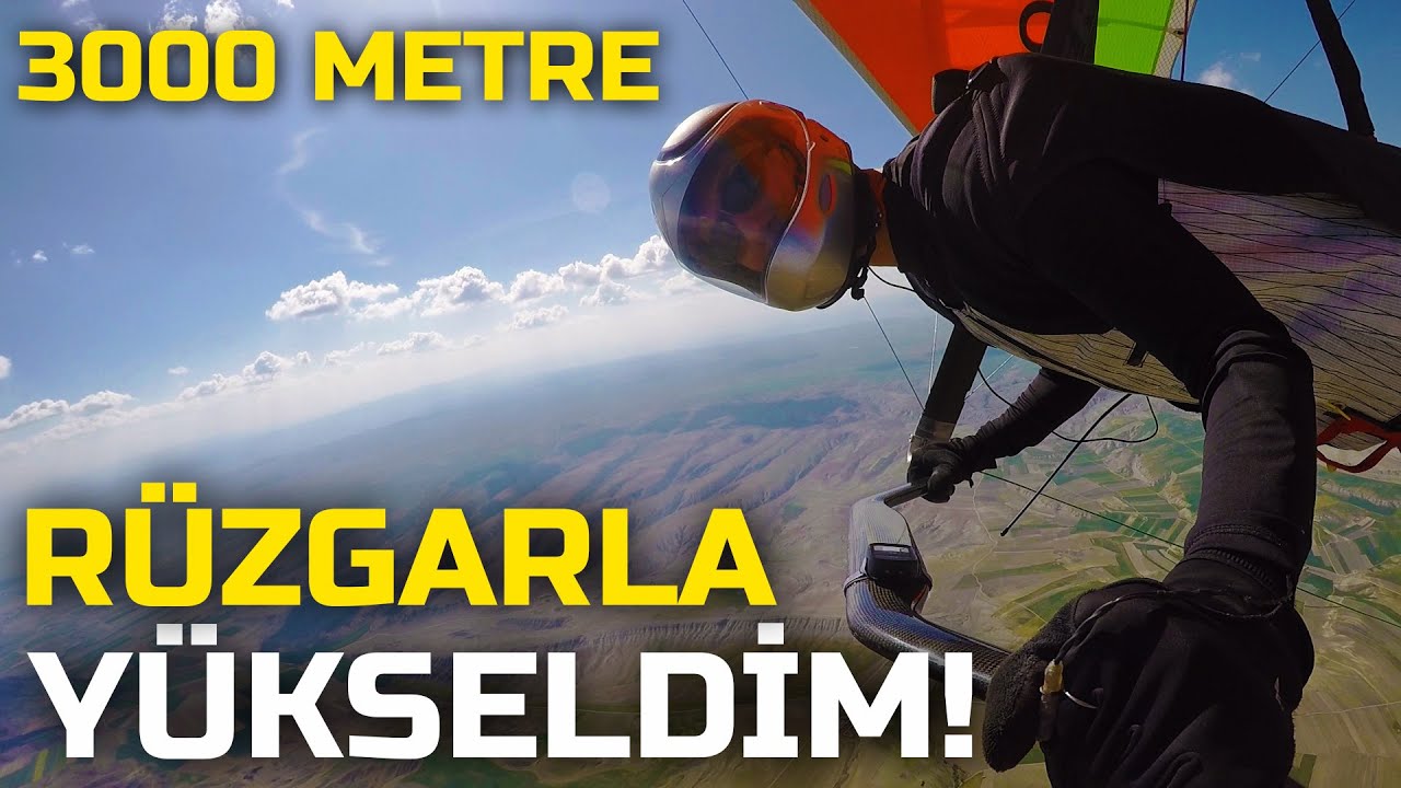 Yelkenkanatla 3000m Yükseldim! 50km Gittim! 😎