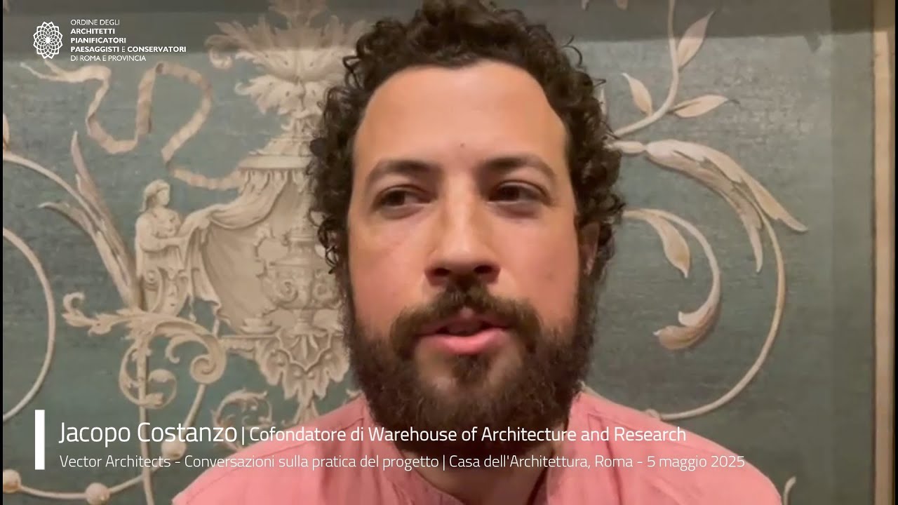 Jacopo Costanzo | Conversazioni sulla pratica del progetto