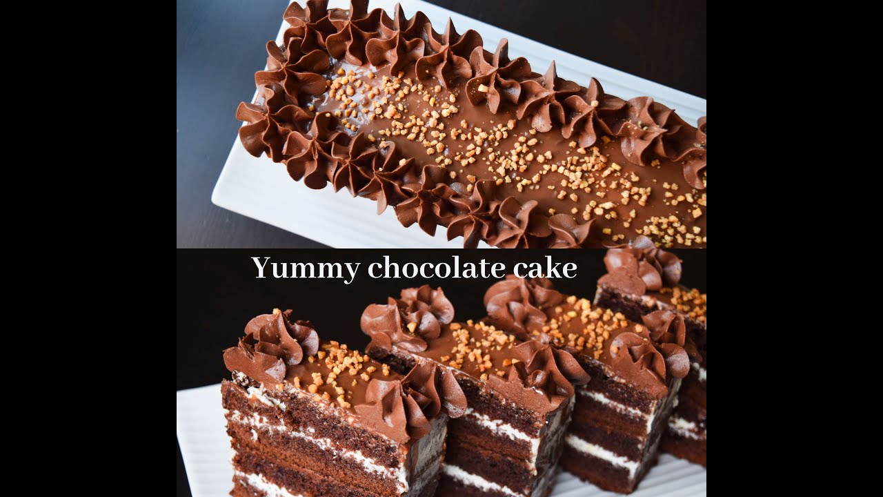 Yummy chocolate cake (රසම රසට චොක්ලට් කේක් හැමෝගෙම ඉල්ලීමට විඩියෝ එකක් කලා)