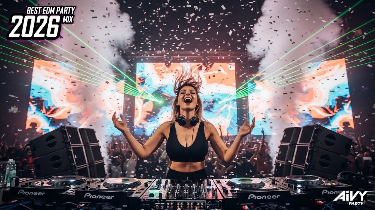 🔥 Ultimate Bass Boosted EDM Party Mix 2026 (Vol.55) 🎧 Night Drive & Festival Drops | AIVY PARTY
