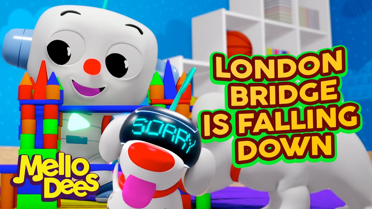London Bridge Is Falling Down - Mellodees Kids Songs & Nursery Rhymes | Sing-A-Long