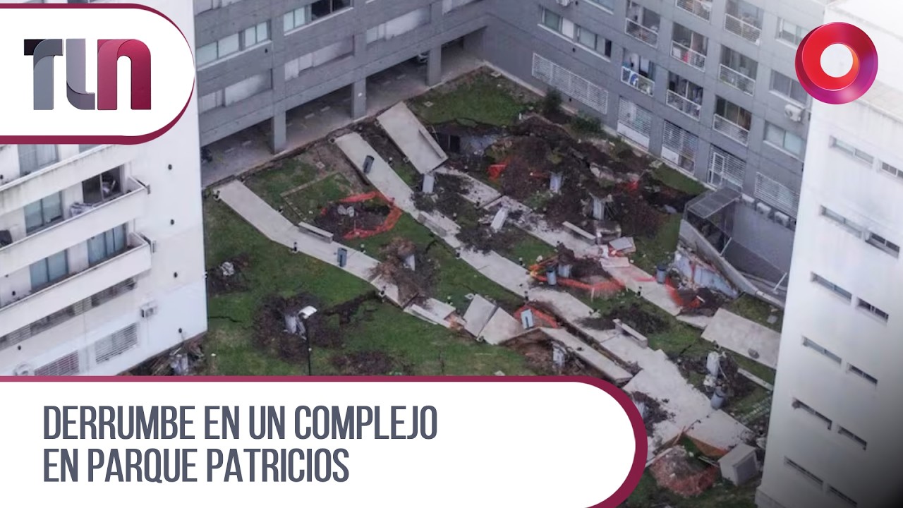 #Telenueve | Derrumbe en un complejo en Parque Patricios
