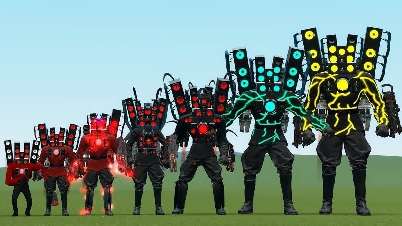 ALL SIZE COMPARISON SPEAKERMAN VS SKIBIDI TOILET, ASTRO JUGGERNAUT UPGRADE TITAN SPEAKERMAN