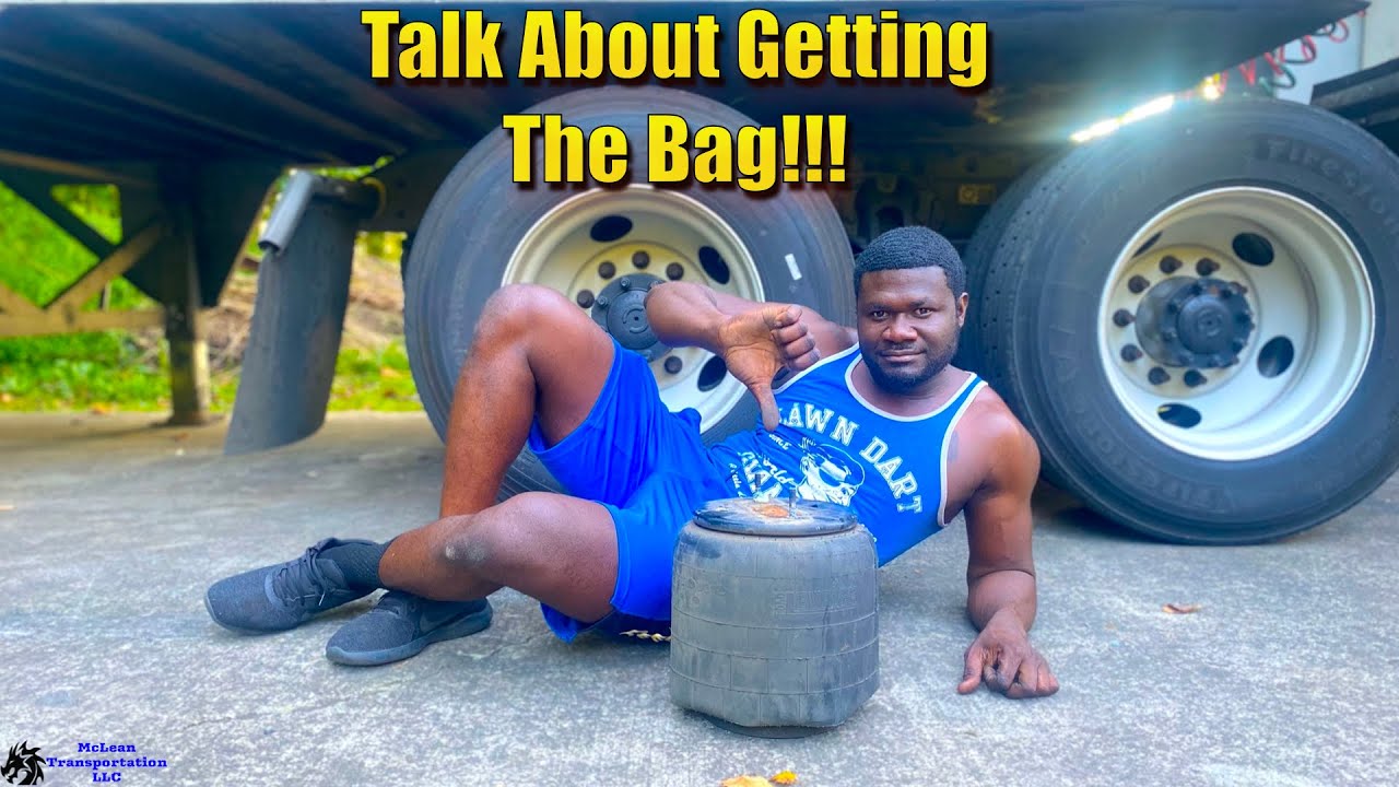 How To Replace Airbag On Semi Truck | Kenworth T680 | Peterbilt | Cascadia