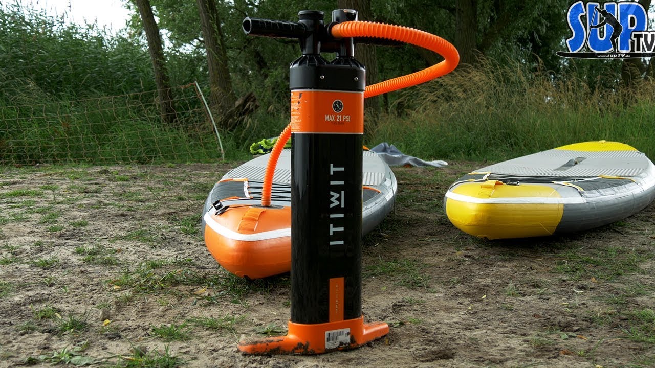 ITIWIT Triple-Action Handpumpe im Test: Die BESTE und SCHNELLSTE SUP-Pumpe von Decathlon??